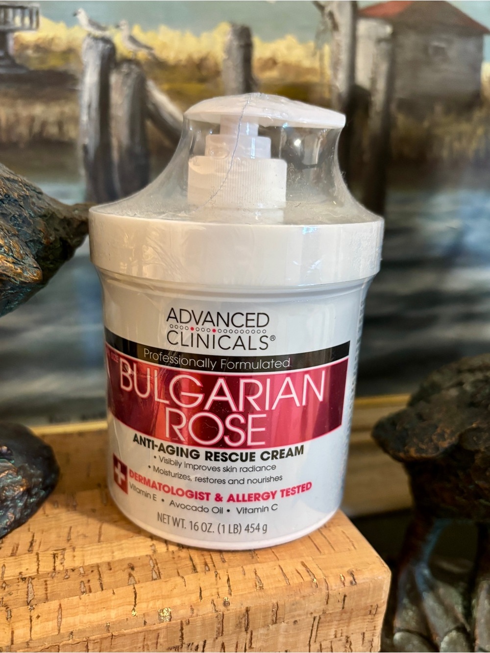 ADVANCED CLINICALS Bulgarian Rose Anti-Aging Rescue Cream